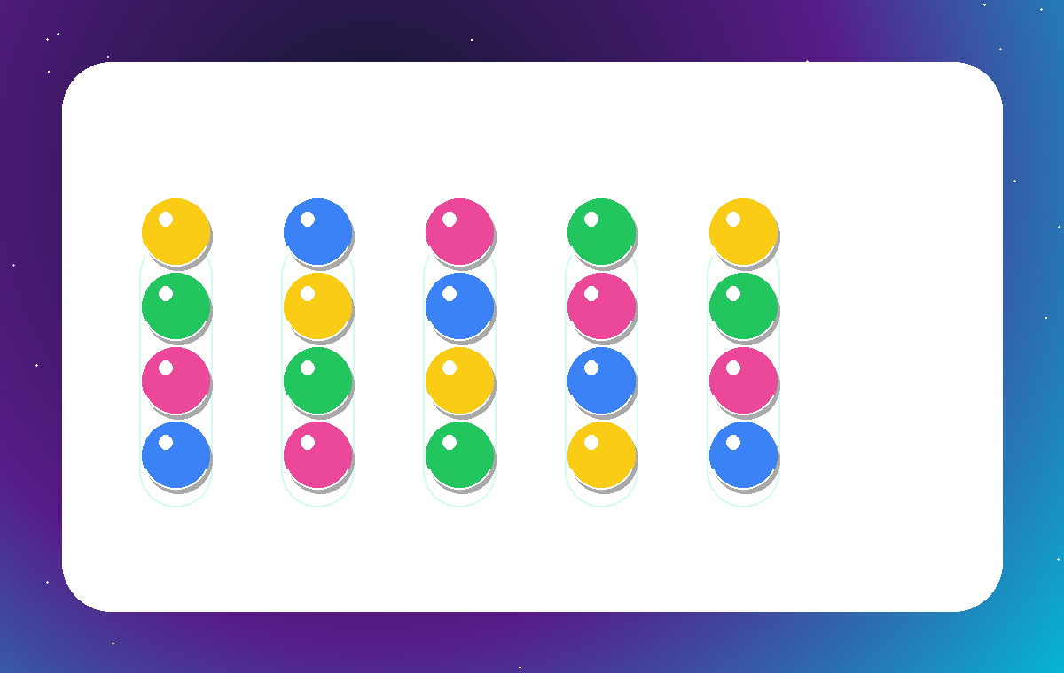 TubeTidy ball sort puzzle card