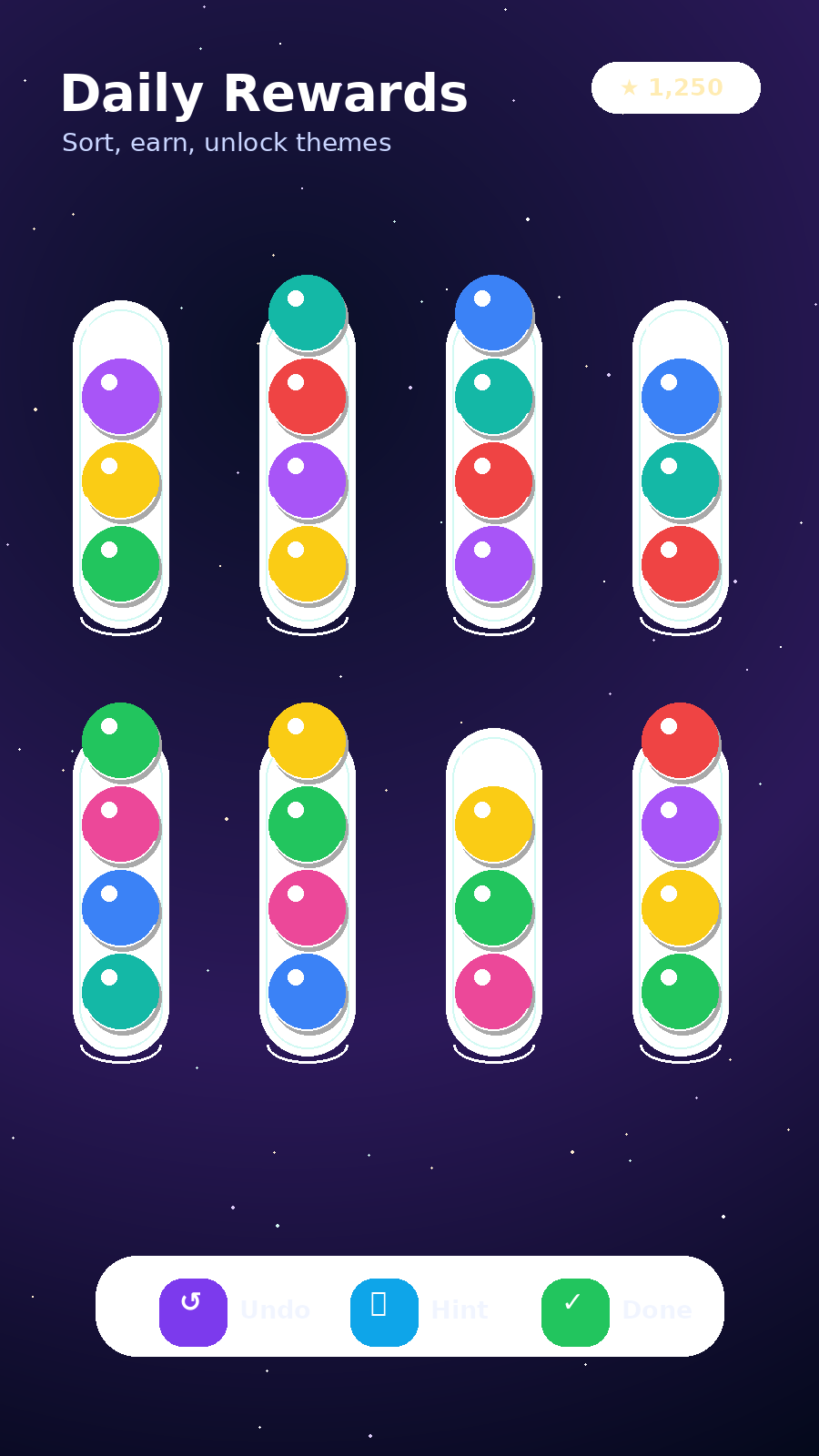 TubeTidy rewards and unlocks screenshot